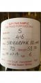 Springbank 2013 Duty Paid Sample For Trade Purposes Only Refill Bourbon Hogshead Rotation 416 58.7% 700ml