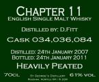 The English Whisky 2007 Chapter 11 Heavily Peated 034 036 084 61% 700ml