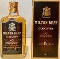 Miltonduff 12yo Square bottle 100% Highland Malt 43% 750ml