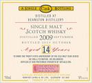 Deanston 2009 HL The Old Malt Cask to mark the twenty-5th anniversary of the Old Malt Cask Series 50% 700ml