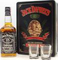 Jack Daniel's Old No.7 metal giftbox with 2 glasses 40% 700ml