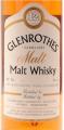 Glenrothes 12yo Malt Whisky 43% 750ml