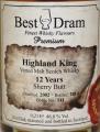 Highland King 2002 BD Premium Sherry Butt 46.8% 700ml