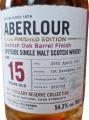 Aberlour 2007 Cask Finish Edition The Distillery Reserve Collection Scottish Oak Barrel Finish 54.3% 500ml