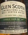 Glen Scotia 2005 Limited Edition Single Cask 155 Y's Cask Toko Tokyo 53.9% 700ml