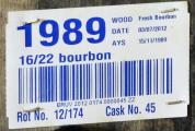 Bruichladdich 1989 Duty Paid Sample Fresh Bourbon Barrel 45 Warehouse Tasting 53.5% 500ml