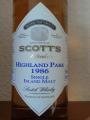 Highland Park 1986 Sc 46.5% 700ml