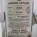 Ardmore 2003 GM Refill Sherry Hogshead K&L Wine Merchants 54.9% 750ml