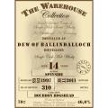 Dew of Ballindalloch 1997 WW8 The Warehouse Collection Bourbon Hogshead 1371 46% 700ml
