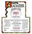 Longmorn 2003 BA Raw Cask Oak Cask 800519 60% 700ml