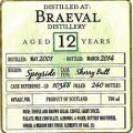 Braeval 2001 DoD Sherry Butt LD 10388 46% 700ml