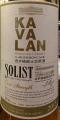 Kavalan Solist ex-Bourbon Cask Bourbon Cask B100827043A Specially selected by Minoru Nishida K6 Kyoto 58.6% 700ml