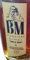 Rouget de L'Isle Bm Signature single malt 10 aged en fut ayant contenu wine jaune BM Bletterans 42% 700ml