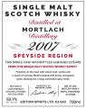 Mortlach 2007 ED Refill Hogshead HL 15188 52.7% 700ml