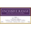 Glen Ord 1999 CWC Exclusive Range American Oak 7 45% 700ml