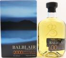 Balblair 2000 1st Release American Ex-Bourbon Oak Barrels 43% 1000ml