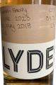 The Clydeside Distillery 2018 Hand filled at distillery Bourbon + Sherry 59.5% 700ml