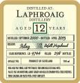 Laphroaig 2000 DoD Refill Hogshead LD 9744 46% 700ml