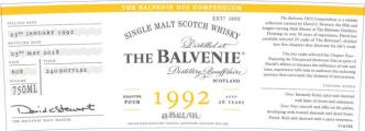 Balvenie 1992 49.8% 750ml