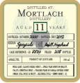 Mortlach 2000 DoD Refill Hogshead LD 8829 46% 700ml