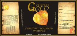 Colorado Gold Straight Bourbon Whisky American Oak 40% 750ml