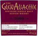 Glenallachie 2009 Single Cask Moscatel Barrel 5855 Aros Uisge Beatha Society 10yo Anniversary 58% 700ml