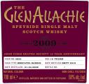 Glenallachie 2009 Single Cask Moscatel Barrel 5855 Aros Uisge Beatha Society 10yo Anniversary 58% 700ml