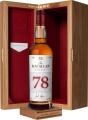 The Macallan The Red Collection Highland Single Malt Scotch Wooden Box 78yo 42.2% 700ml