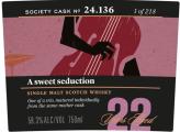 Macallan 1996 SMWS 24.136 A sweet seduction 2nd Fill Ex-Bourbon Barrel 58.3% 750ml
