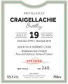 Craigellachie 1995 ED The 1st Editions Sherry Cask 53.3% 750ml