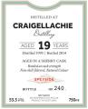 Craigellachie 1995 ED The 1st Editions Sherry Cask 53.3% 750ml