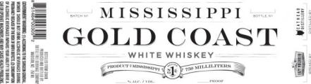 Cathead Distillery Mississippi Gold Coast 45% 750ml
