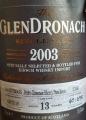 Glendronach 2003 Single Cask Pedro Ximenez Sherry Puncheon 13yo 55.6% 700ml