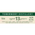 Tobermory 1995 HB 2nd Fill Sherry Butt 46% 750ml