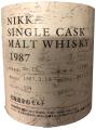Nikka 1987 Single Cask Warehouse #15 American White Oak Cask 112805 58% 750ml