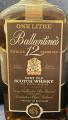 Ballantine's 12yo Very Old Scotch Whisky 43% 1000ml