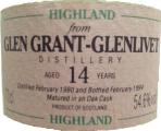 Glen Grant 1980 CA Authentic Collection Oak Cask 54.6% 700ml