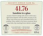 Dailuaine 2005 SMWS 41.76 1st Fill Ex-Bourbon Barrel 60.4% 700ml