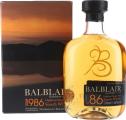 Balblair 1986 Exclusive to Travel Retail 46% 1000ml
