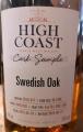 High Coast 2015 Cask Sample 2nd fill Swedish Oak 2015-817 Whisky Festivals 2019 54% 500ml