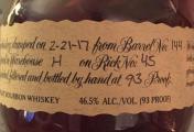 Blanton's The Original Single Barrel Bourbon Whisky #4 Charred New American White Oak Barrel 144 46.5% 700ml