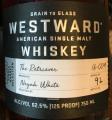 Westward American Single Malt Whisky Garryana Oak 16-0049 The Decoy Bottle Shop & The Retriever 62.5% 750ml