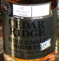 Cedar Ridge Single Malt Whisky Single Barrel 50% 750ml