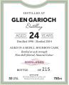 Glen Garioch 1990 ED The 1st Editions Refill Bourbon Cask 55% 750ml