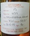 Springbank 1999 Duty Paid Sample For Trade Purposes Only Refill Bourbon Hogshead Rotation 459 53.5% 700ml