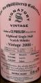 Clynelish 2008 SV Bourbon Barrel #800126 Shinanoya Tokyo Japan 57.8% 700ml