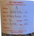 Hazelburn 1999 Duty Paid Sample For Trade Purposes Only Fresh Sherry 48% 700ml
