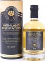 Highland Inspiration Single Malt Scotch Whisky First Fill Bourbon Barrel Laying of GlenWyvis Foundation Stone 46% 700ml