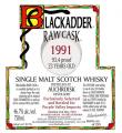 Auchroisk 1991 BA Raw Cask Oak Hogshead 100955 Purple Valley Imports 46.7% 750ml