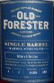 Old Forester Single Barrel Barrel Strength Bitters 6 bottles 64% 750ml
